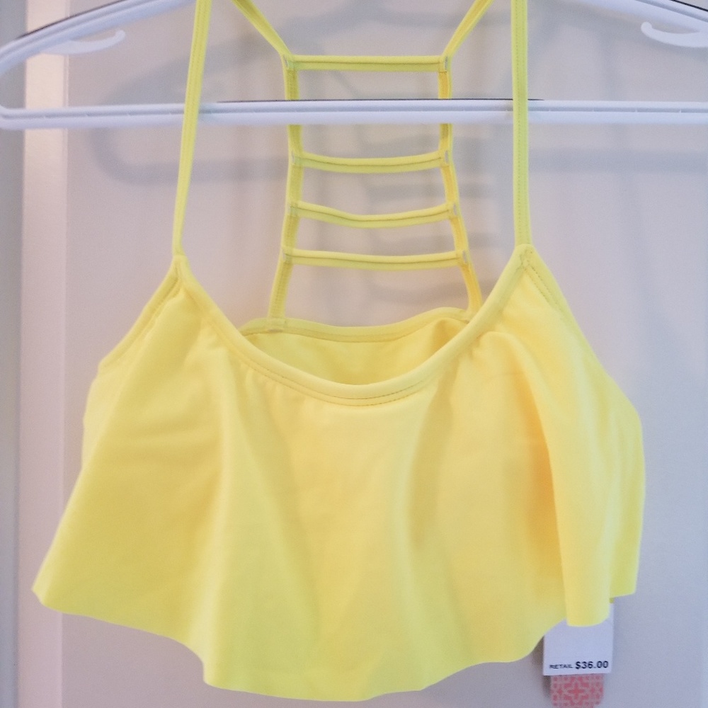 2/$20 Gianni Bini ladder back bikini top